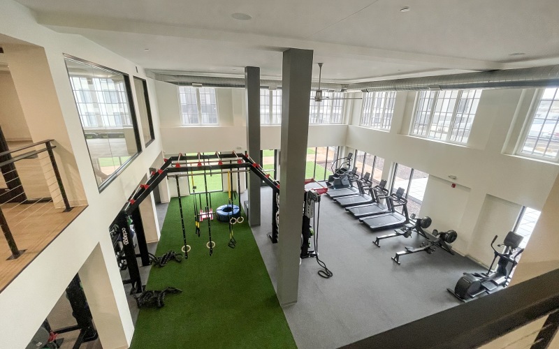 Fitness Center from Above